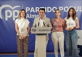 El parlamentario andaluz Manuel Guzmán durante su intervención.