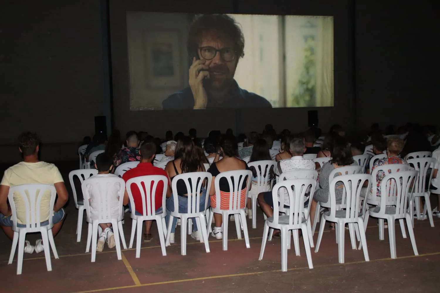 Imagen de archivo de cine de verano.