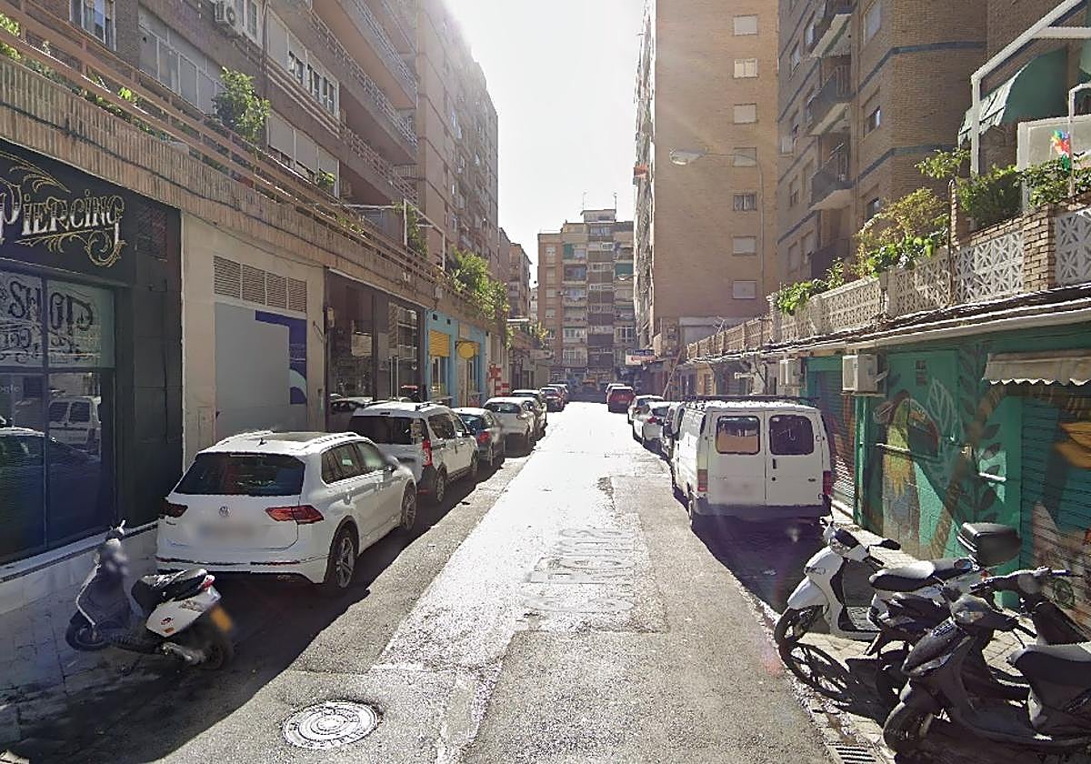 Calle Roma, donde se ha producido el incendio