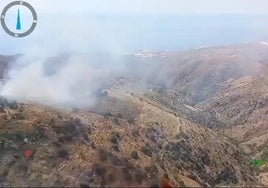 Incendio en declarado en Polopos.