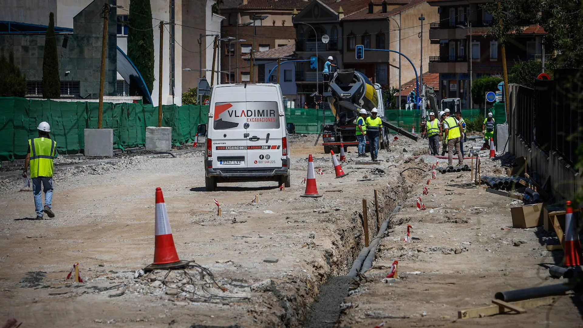 Metro de Granada: Las obras del metro se intensifican en sus dos tramos y  emplean a más de cien trabajadores | Ideal