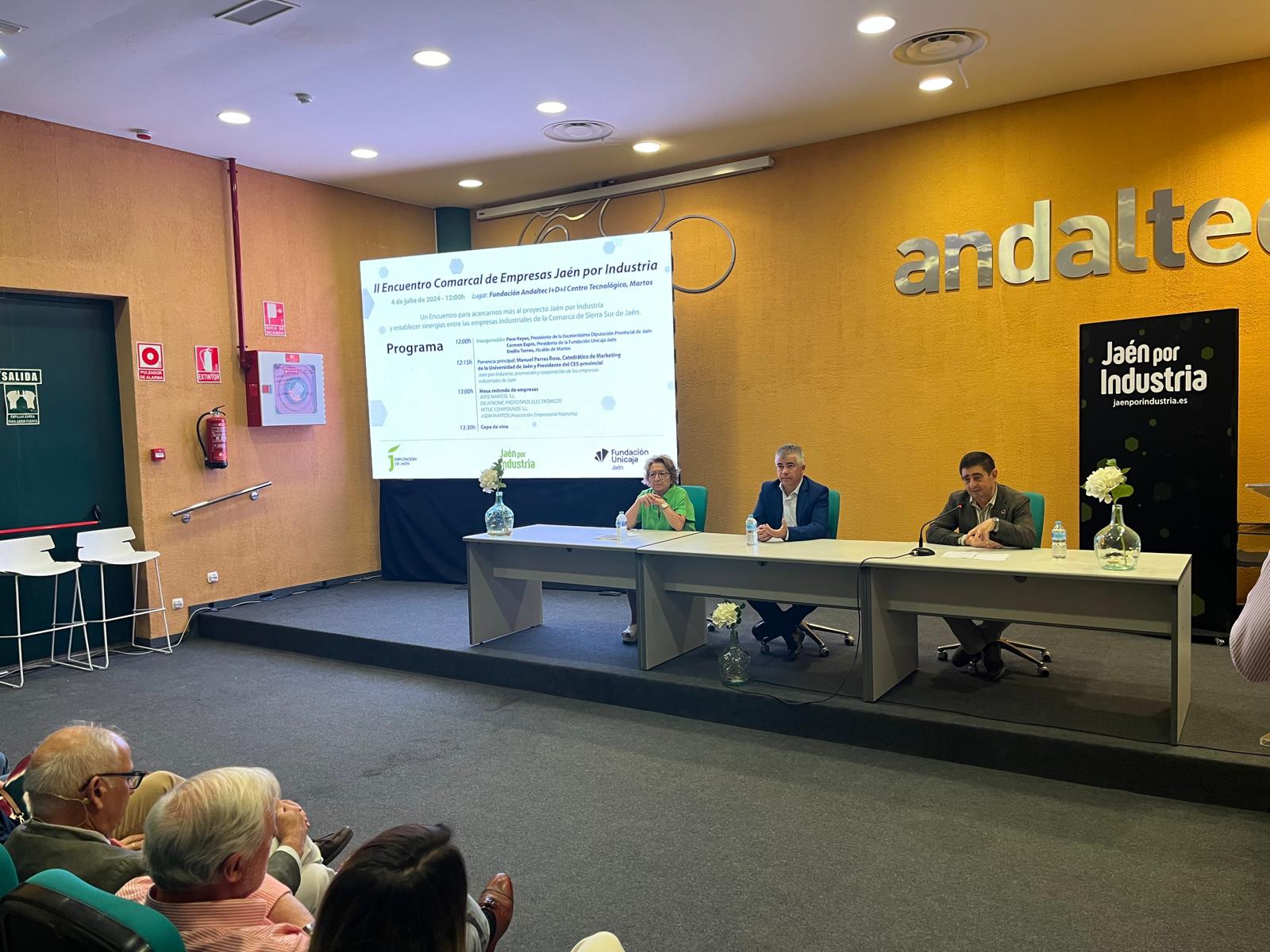 Encuentro 'Jaén por Industria', en Martos.