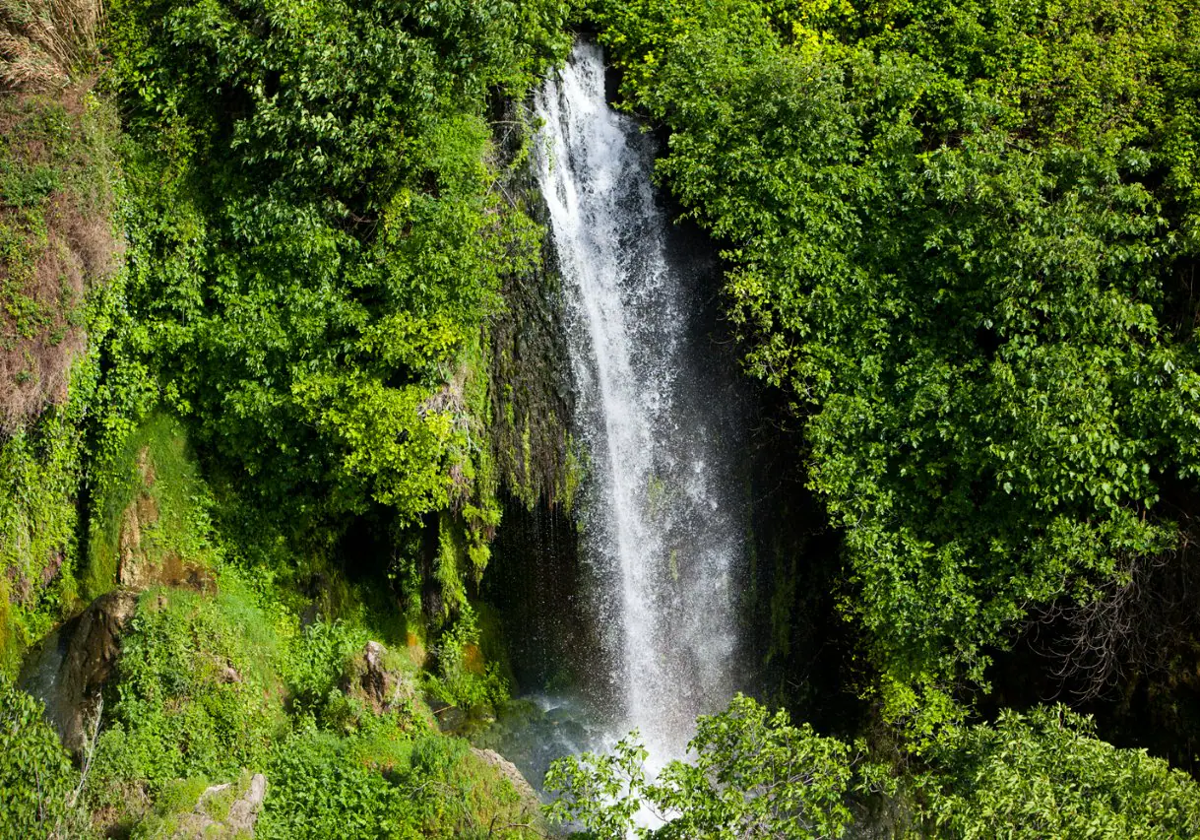 Una cascada de la ruta de los Infiernos.