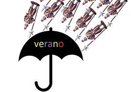 Chuzos de punta en bañador