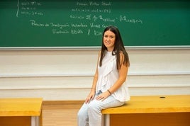 La investigadora del Departamento de Matemáticas Aplicadas de la Universidad de Granada Claudia García López.