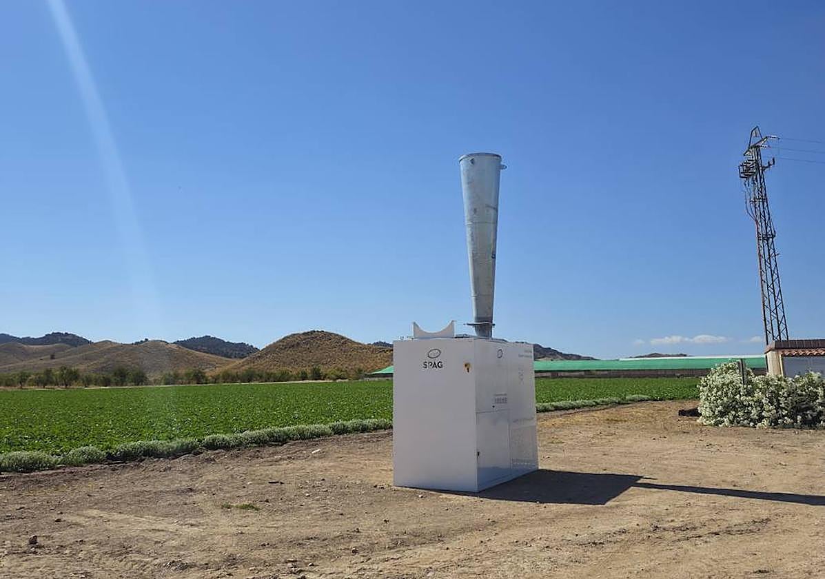 Cañones antigranizo en Cúllar
