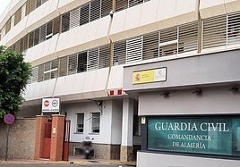 Entrada de la Comandancia de Almería.