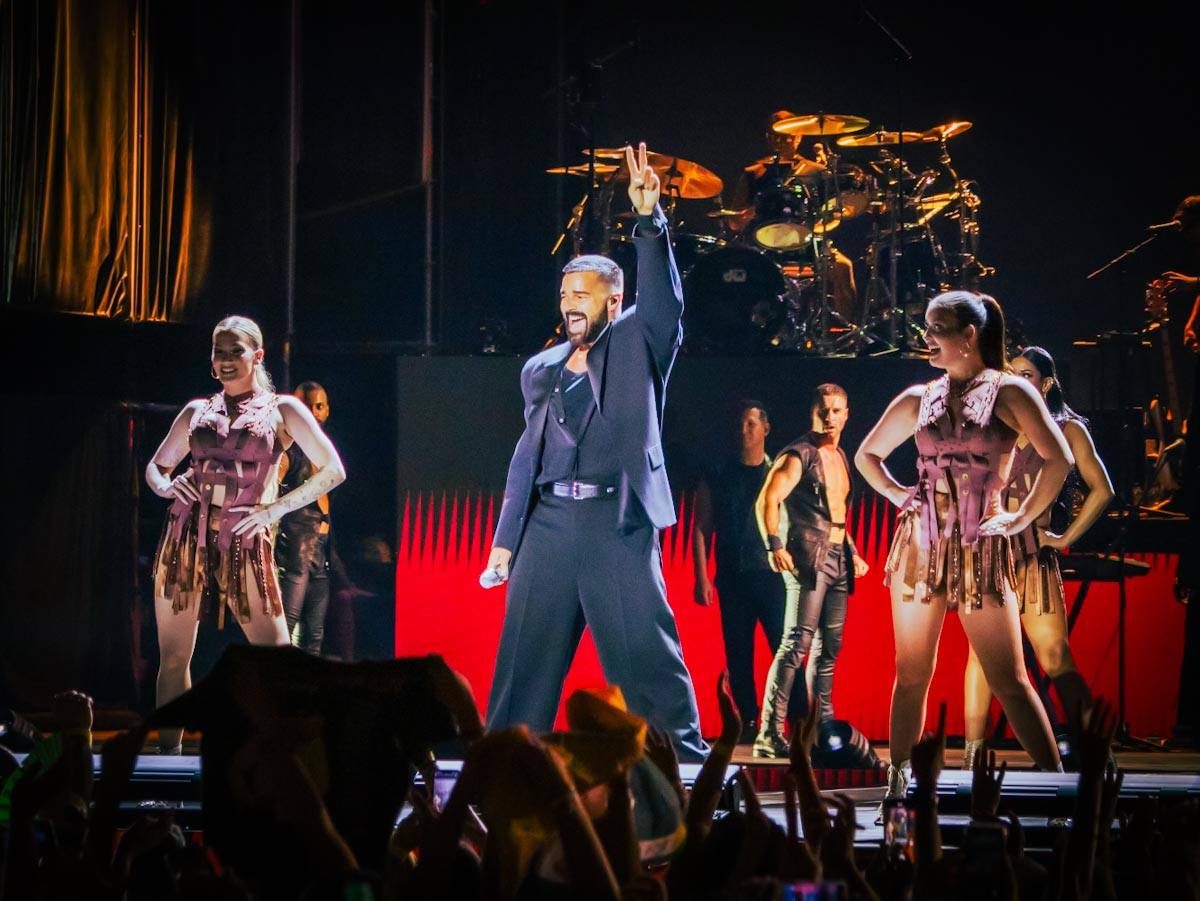 Las imágenes del gran concierto de Ricky Martin en Granada