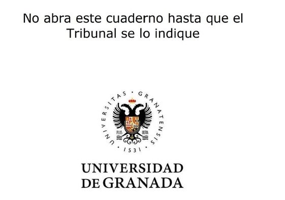 Así es el examen para auxiliar de biblioteca de la UGR.