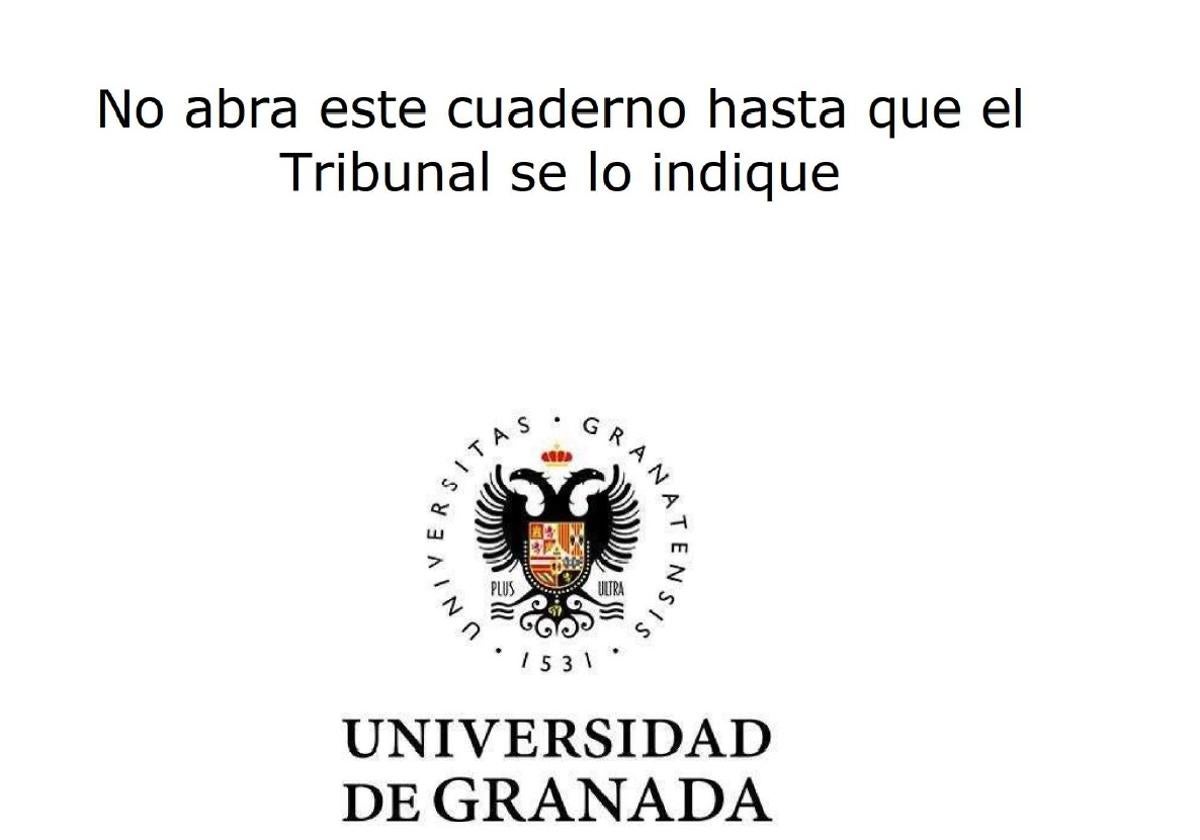 Así es el examen para auxiliar de biblioteca de la UGR.