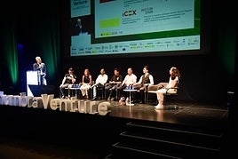 Mesa redonda sobre 'startups' internacionales.