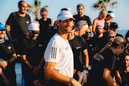 Sergio Turull llega a Almería con su reto solidario «De Tarifa a Cap de Creus corriendo»