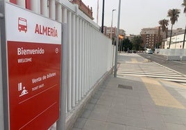 Estación provisional de Almería.