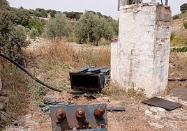 Transformador robado en Gobernador