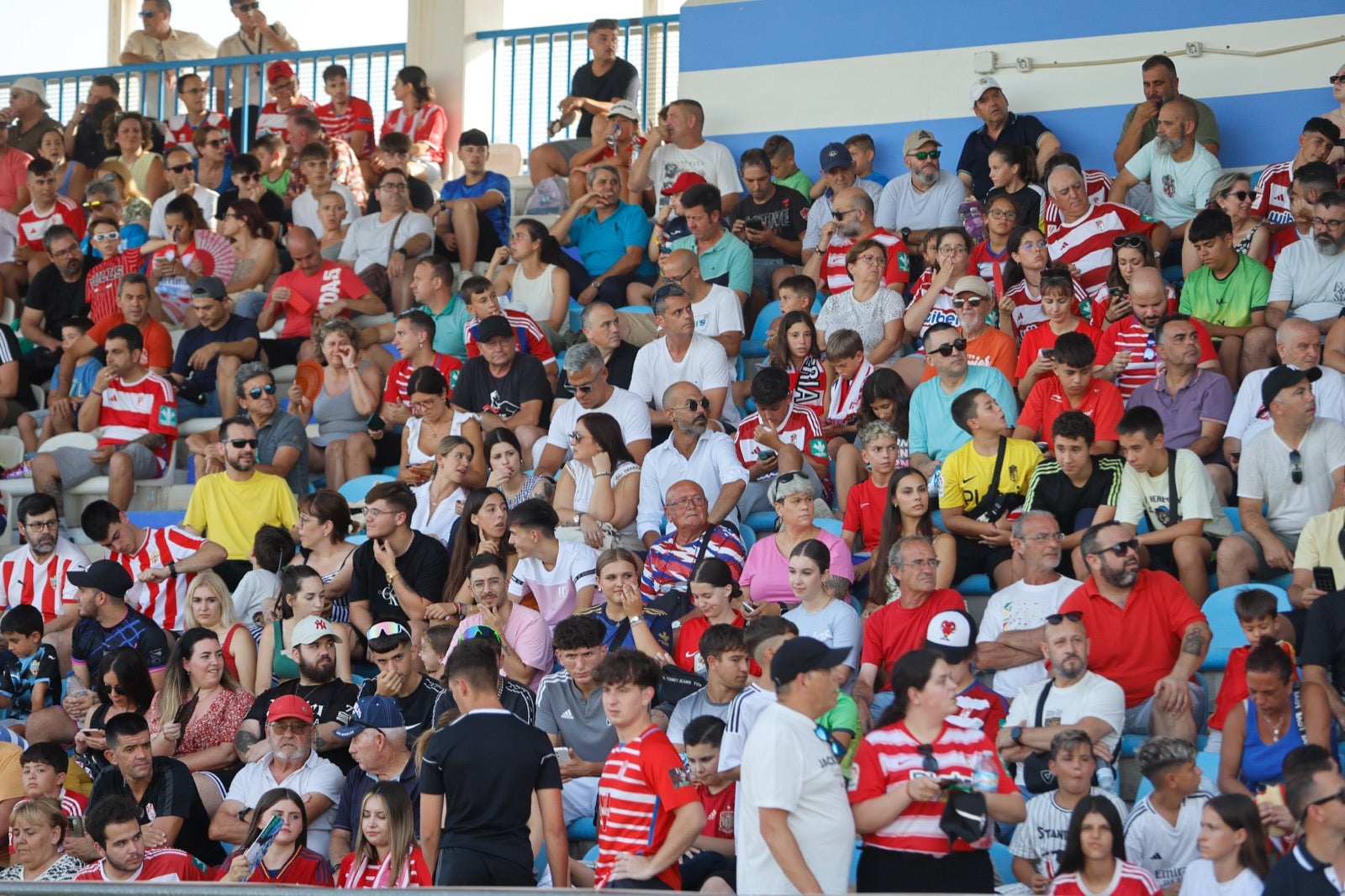 Encuéntrate en la grada durante el Granada-UD Almería