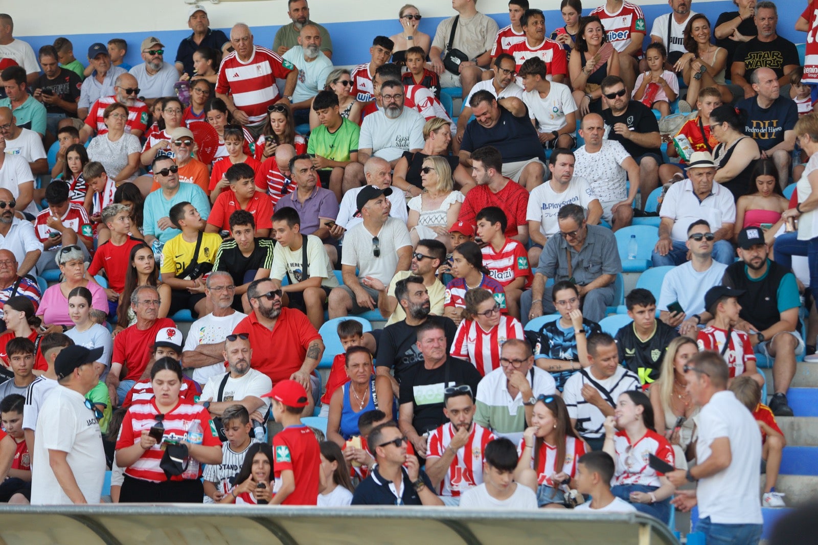 Encuéntrate en la grada durante el Granada-UD Almería