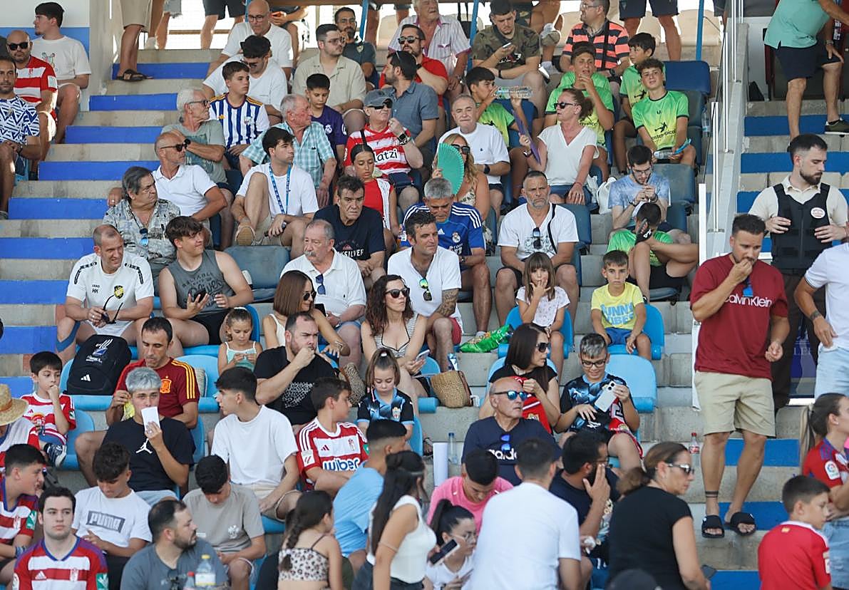 Encuéntrate en la grada durante el Granada-UD Almería