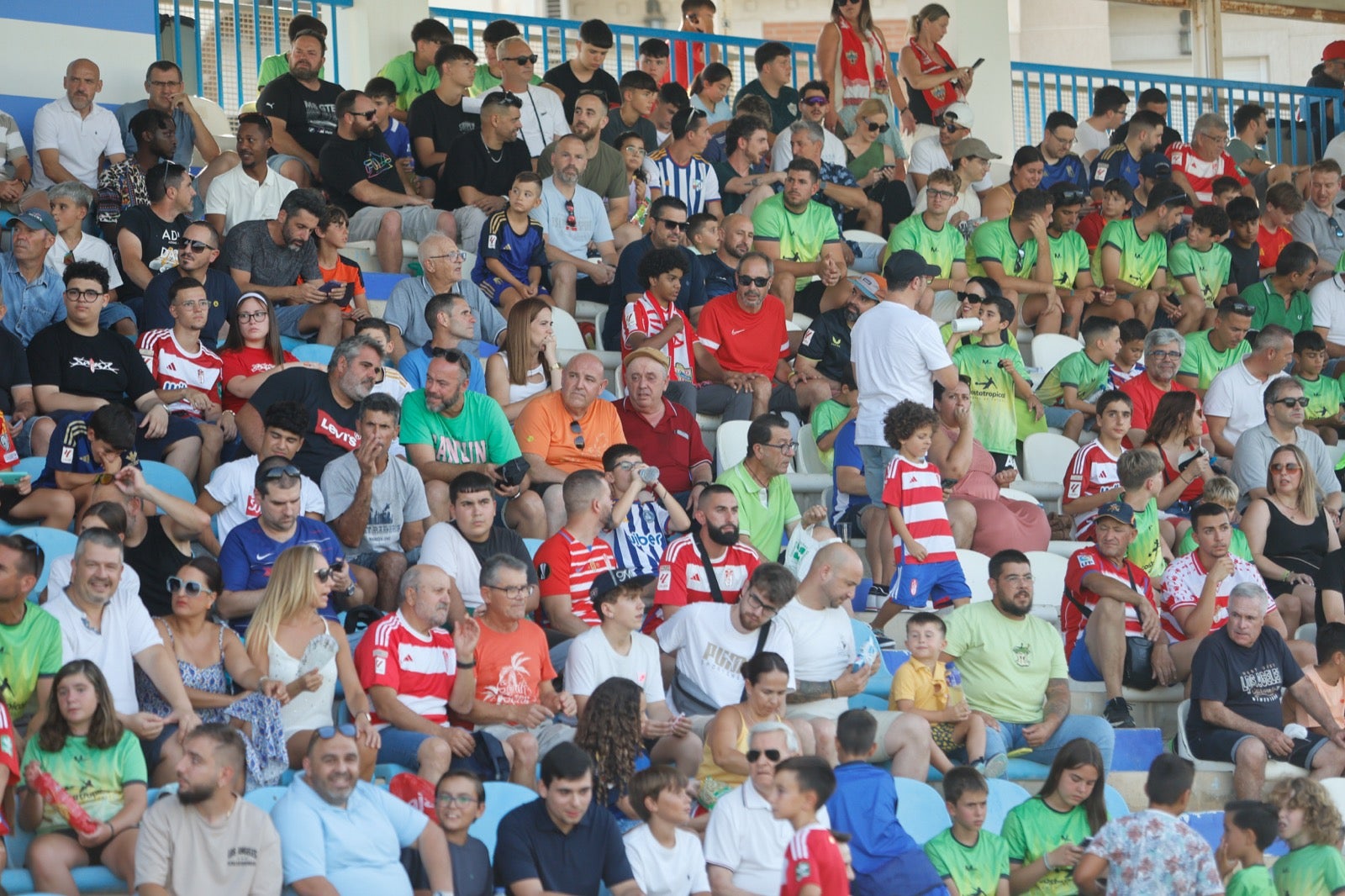 Encuéntrate en la grada durante el Granada-UD Almería