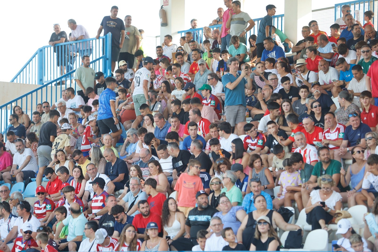 Encuéntrate en la grada durante el Granada-UD Almería