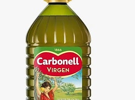 Última oferta de Carbonell: garrafa de cinco litros de aceite de oliva a menos de 40 euros.