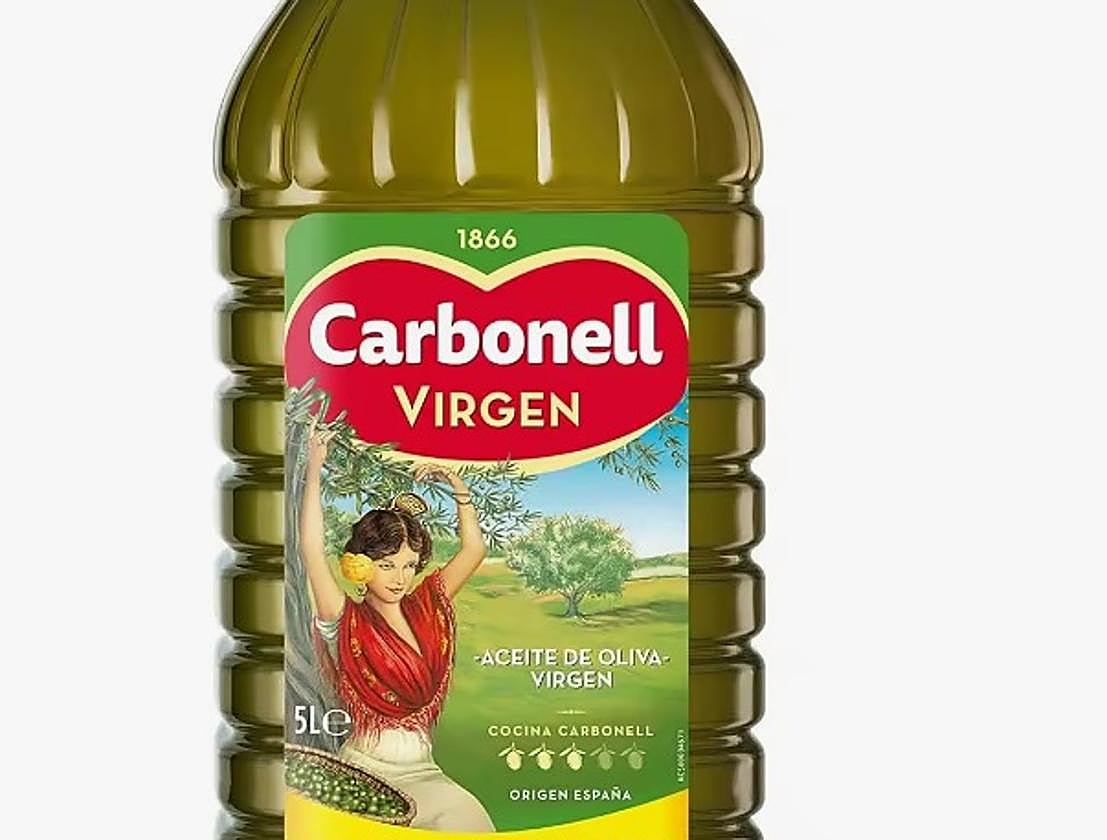 Última oferta de Carbonell: garrafa de cinco litros de aceite de oliva a menos de 40 euros.