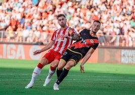 Embarba y Balliu en el partido de la primera vuelta.