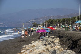 Zona más afectada por el último temporal.