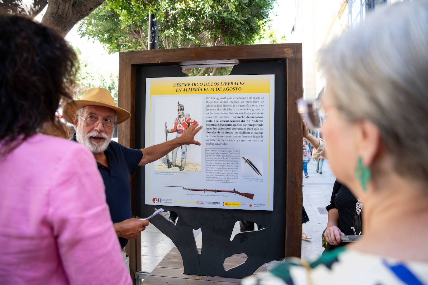 Presentación de la exposición sobre los Mártires de la Libertad.