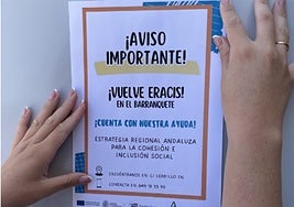 Intensa labor de difusión del programa 'ERACIS+' en Barranquete