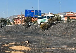 Incendio en la GR-30.