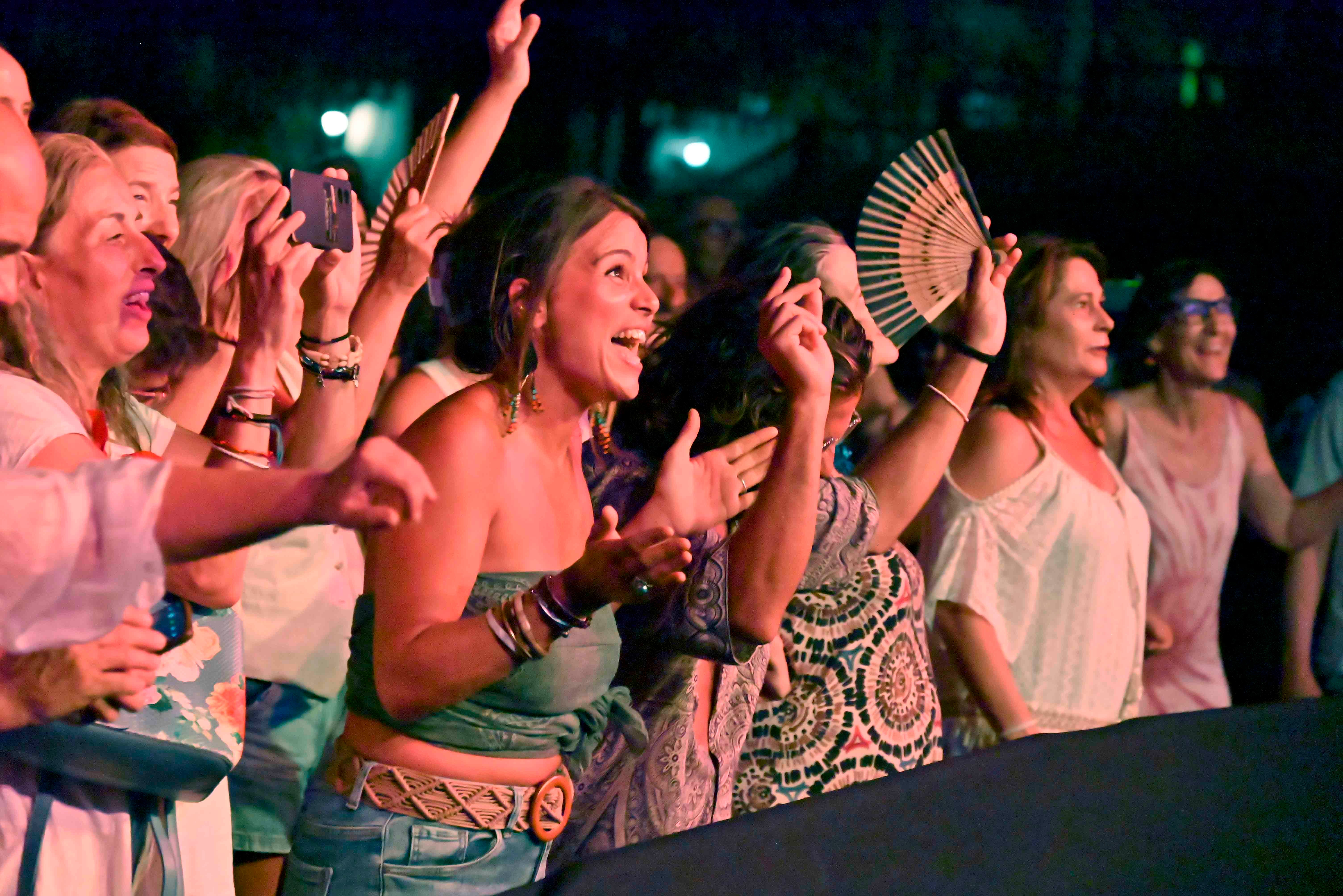 El público abarrotó el parque del Majuelo.