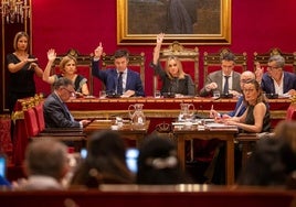 Pleno de esta mañana en el Ayuntamiento de Granada.