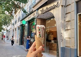 Helado de Cassata de Los Italianos.