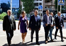 Catalina García, el viernes en Jaén, en uno de sus últimos actos como consejera de Salud.