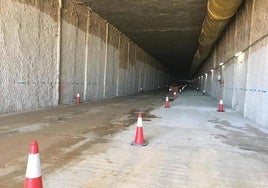 Túnel ferroviario de Alcantarilla, por el que circularán los trenes AVE entre Murcia y Almería, así como los cercanías hasta Águilas y Pulpí