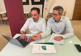 José María Mesbailer y Juanma Camacho, dirigentes de Jaén Merece Más.