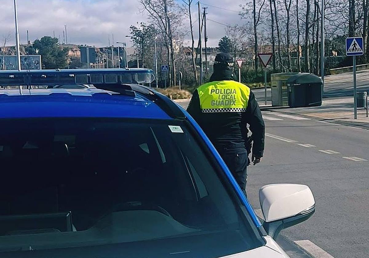 Imagen de archivo de la Policía Local de Guadix.