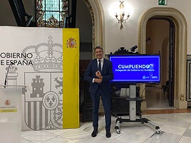 El delegado del Gobierno en Andalucía, Pedro Fernández,.