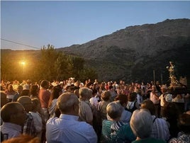 Romería en honor de la Virgen de las Nieves al Mulhacén desde el municipio de Trevélez.