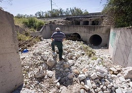 Barranco Hondo tras las inundaciones de abril