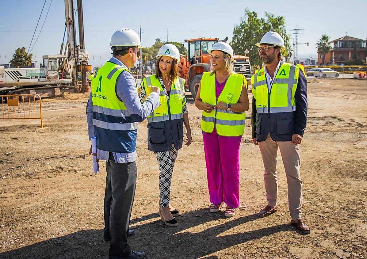 Imagen secundaria 1 - Las obras de ampliación del metro de Granada alcanzan el río Dílar