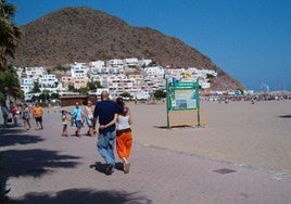 Paseo marítimo de San José, en Níjar.