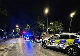 Intervención de la Policía Local.