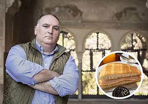 Foto del mollete de Antequera copmpartido por el chef.