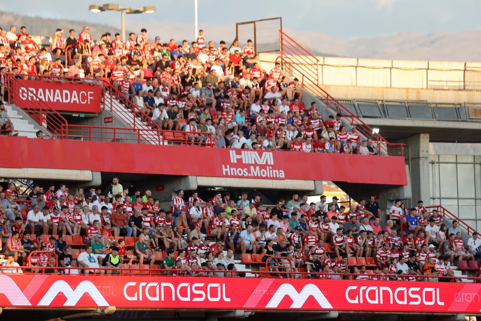 Encuéntrate en la grada durante el Granada-Albacete