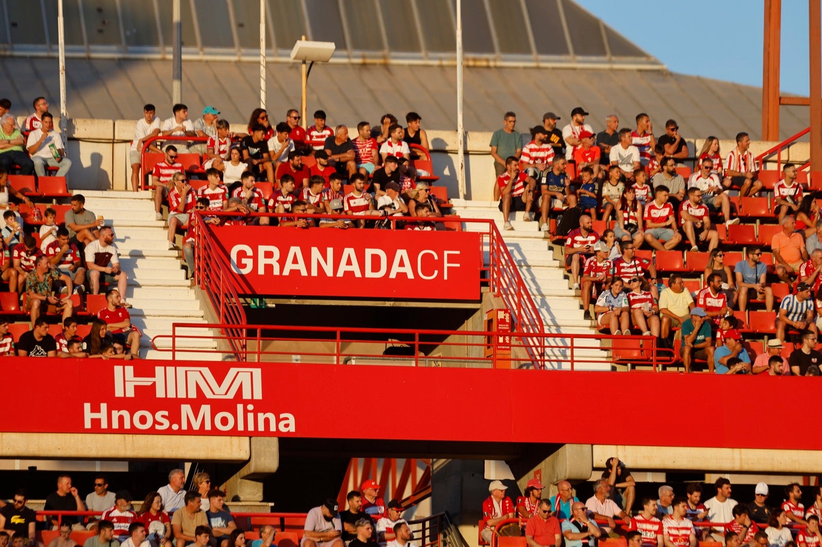 Encuéntrate en la grada durante el Granada-Albacete