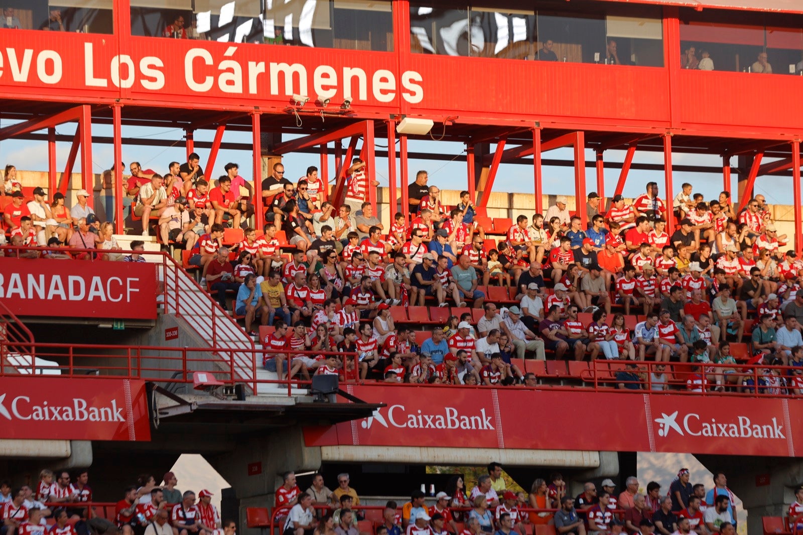 Encuéntrate en la grada durante el Granada-Albacete