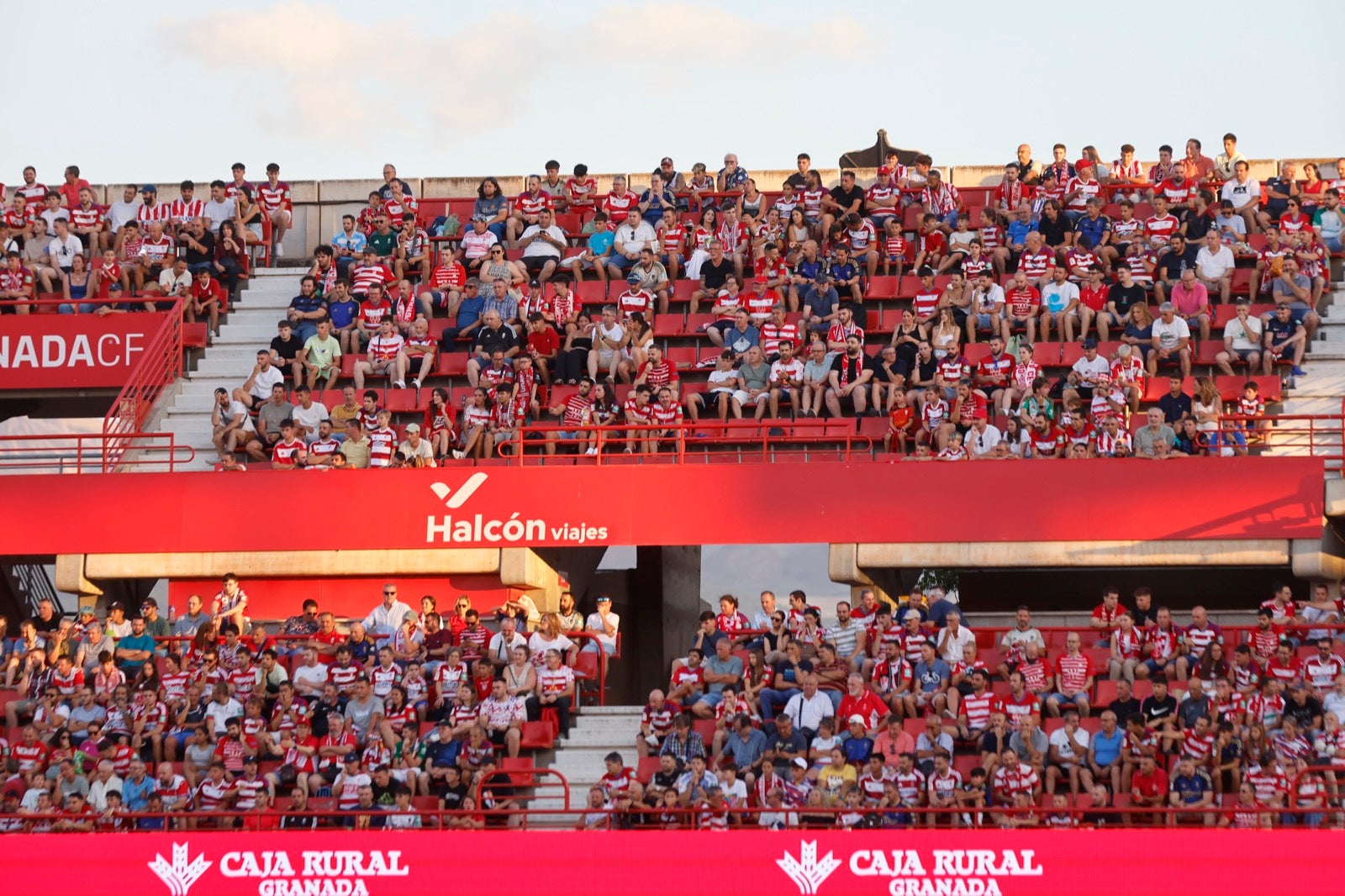 Encuéntrate en la grada durante el Granada-Albacete