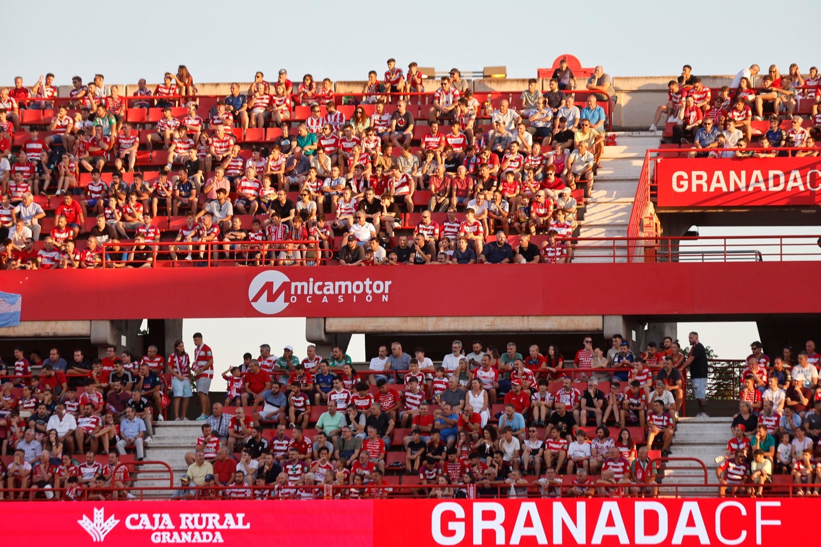 Encuéntrate en la grada durante el Granada-Albacete