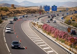 El cambio de carriles a la altura de Padul este verano